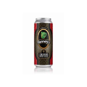 Pack de cervezas Flannery's Irish Red Ale, cerveza artesanal de color rubí